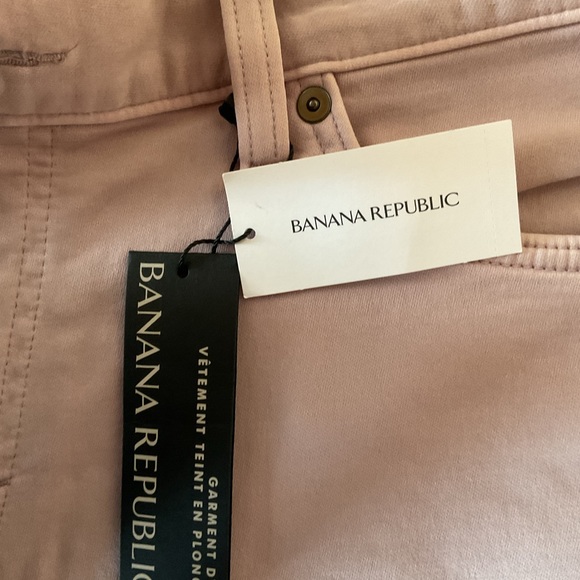Banana Republic Traveler/Voyageur Slim Fit Rose/Taupe Jeans Size 34 x 30. NWT - Picture 6 of 9